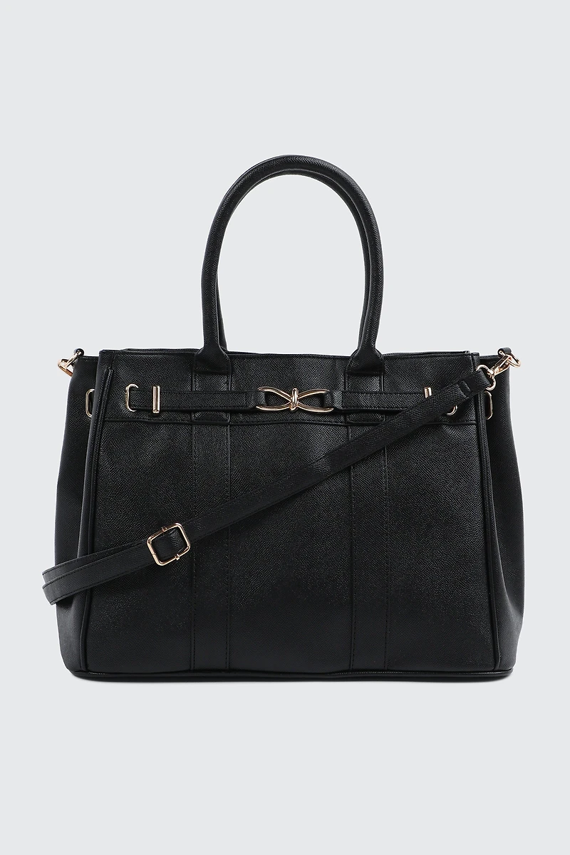 Sac fourre-tout à détail de boucle