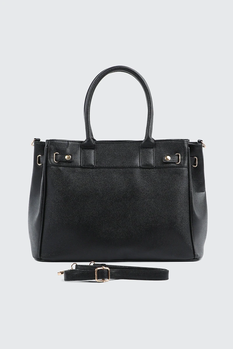 Sac fourre-tout à détail de boucle