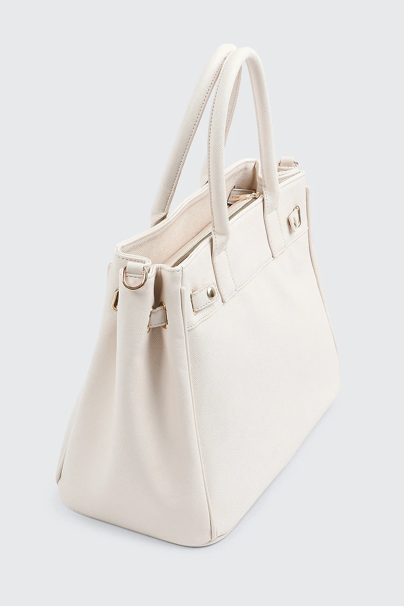 Tote Bag with Bow Detail