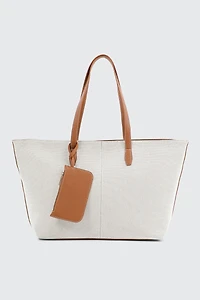 Large Tote Bag with Coin Purse