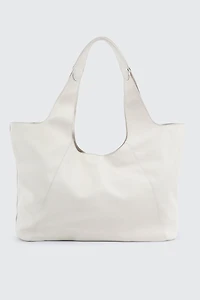 Grand sac d'épaule souple en faux cuir