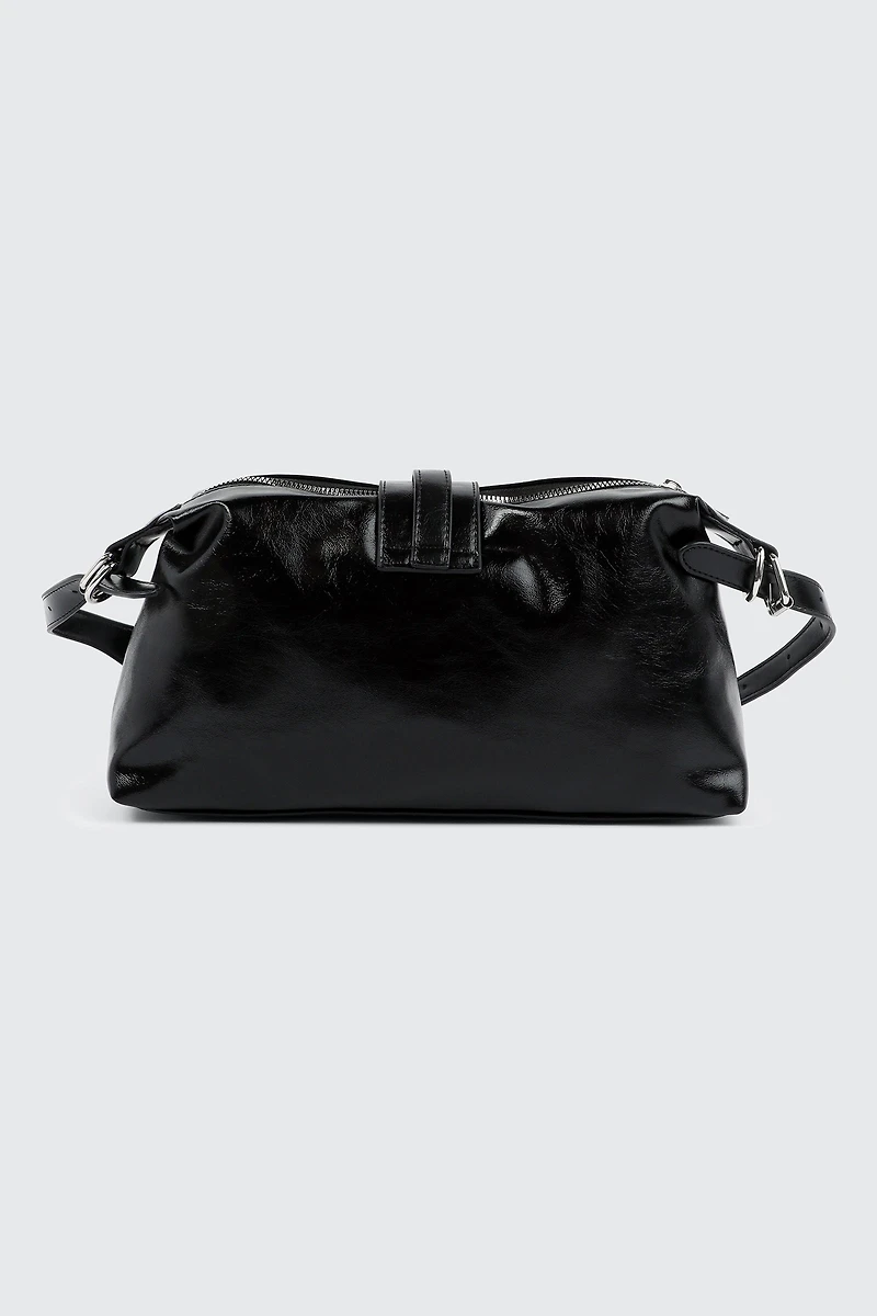 Baguette Bag with Buckle Details