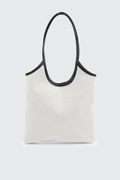 Sac fourre-tout passepoilé