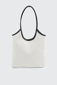 Sac fourre-tout passepoilé