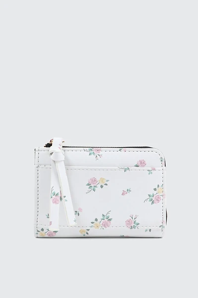 Compact Faux Leather Wallet