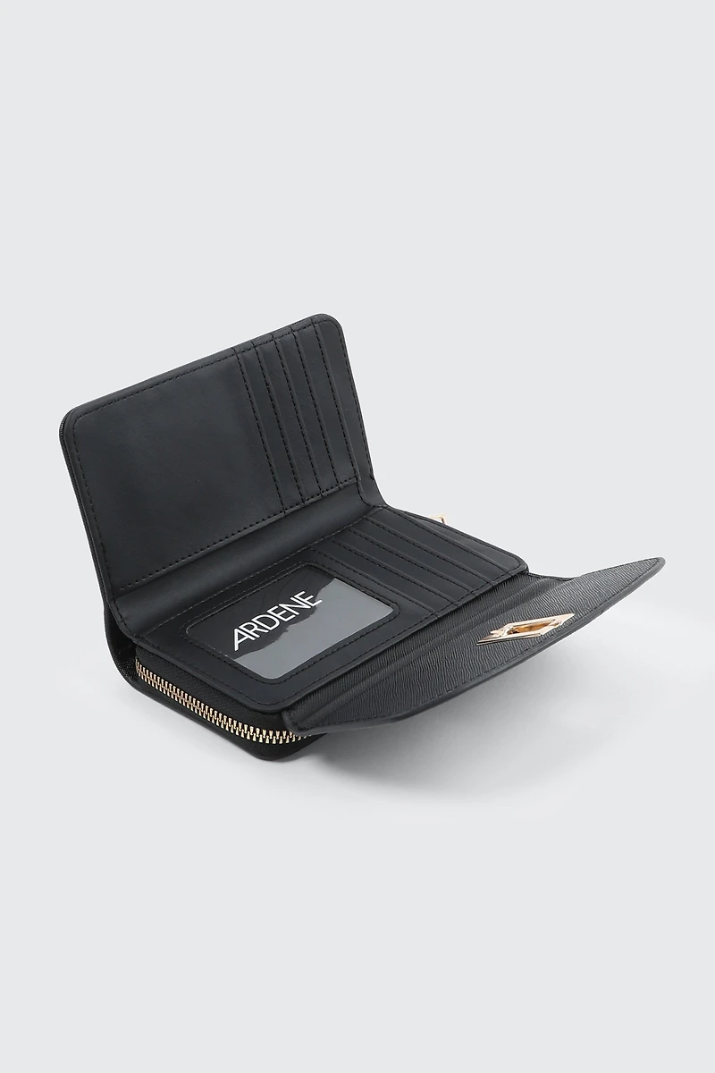 Flap Wallet with Coin Compartment
