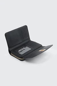 Flap Wallet with Coin Compartment