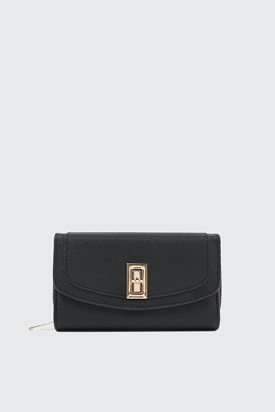 Flap Wallet with Coin Compartment