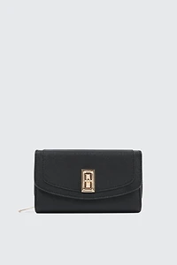 Flap Wallet with Coin Compartment