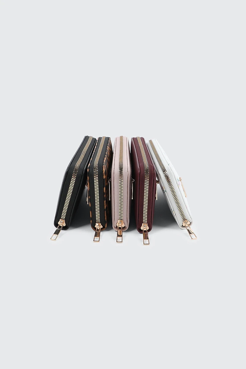 Printed rectangular wallet