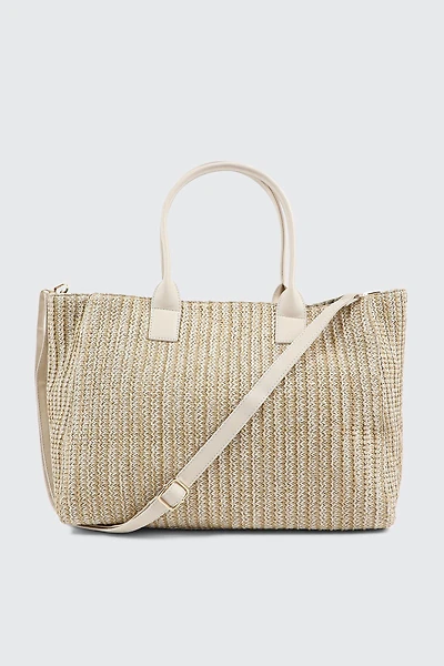 Sac fourre-tout tressé