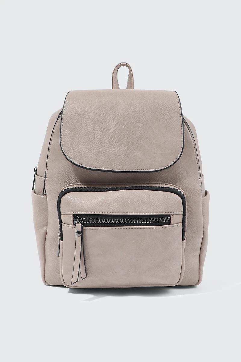 Petit sac à dos en faux cuir