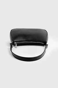 Faux Leather Shoulder Bag