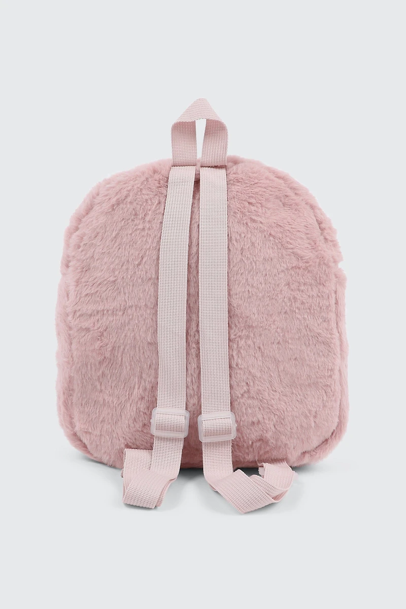 Mini sac à dos avec peluche amovible