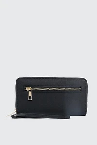Rectangular Zip Around Wallet