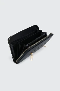 Rectangular Zip Around Wallet