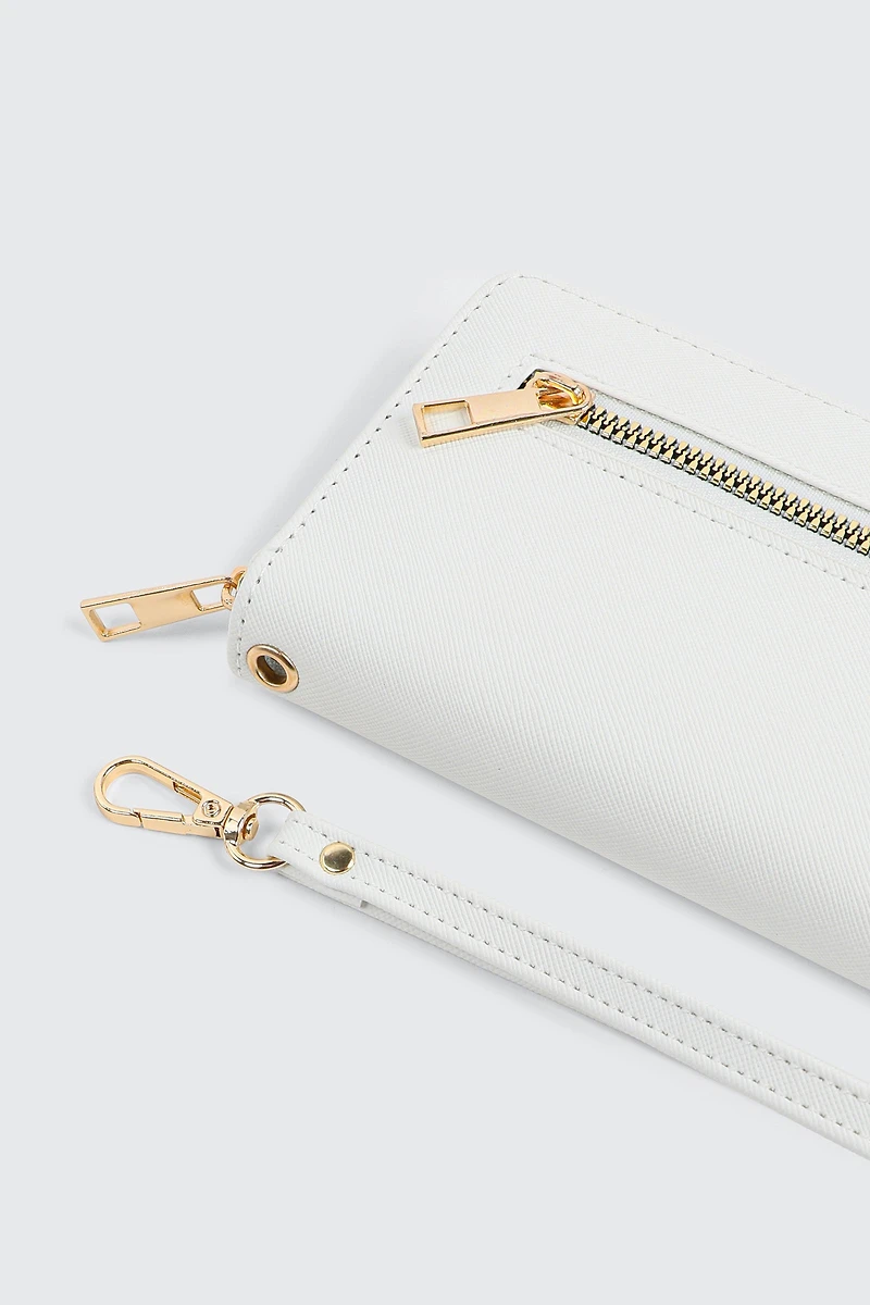 Rectangular Zip Around Wallet