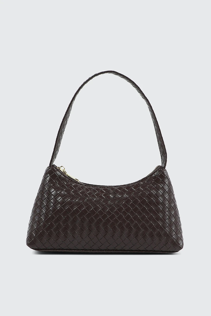 Woven Structured Handbag