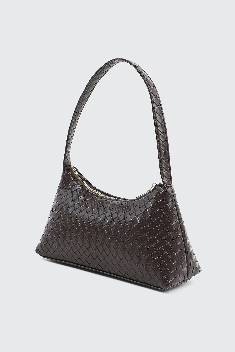 Woven Structured Handbag