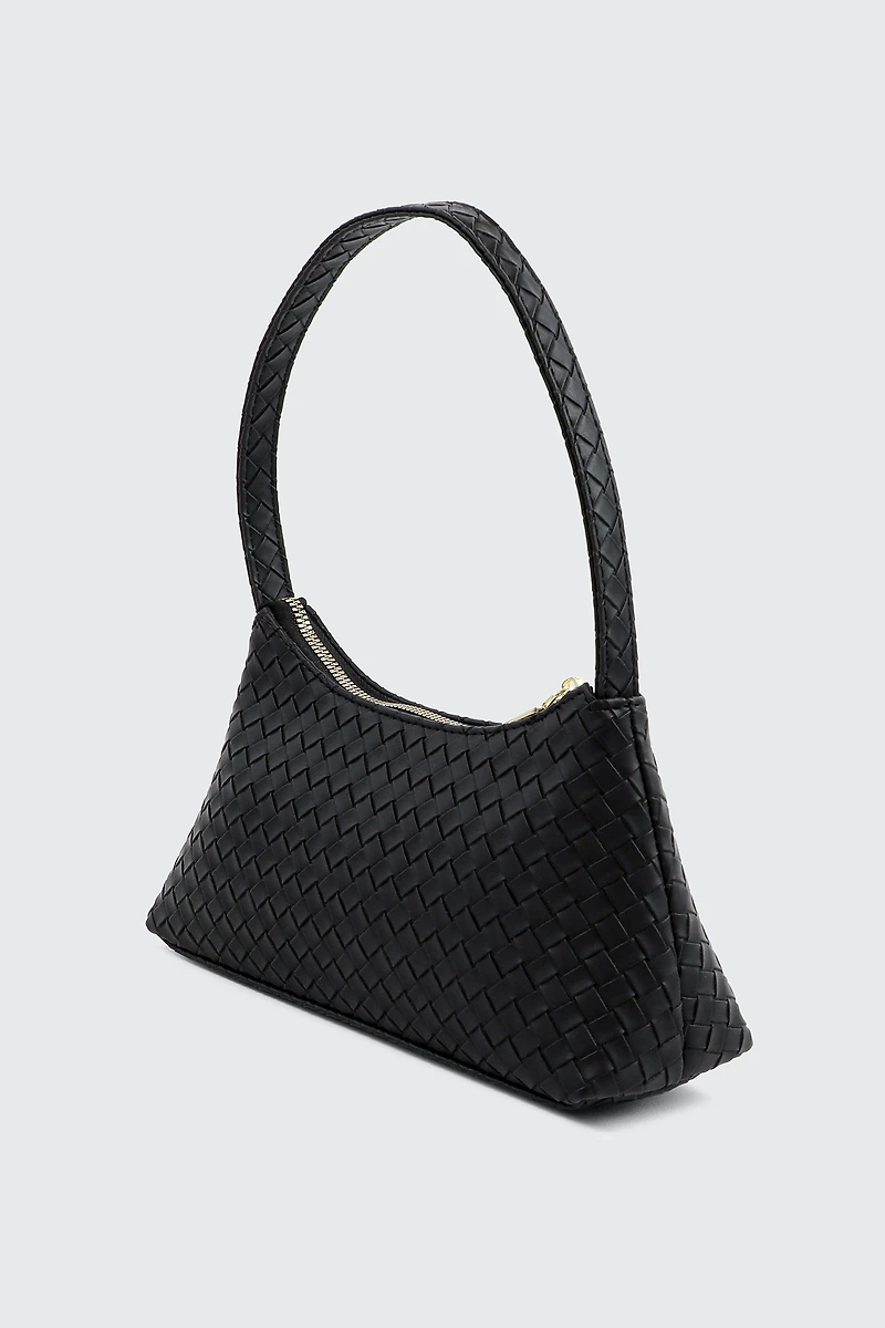 Woven Structured Handbag