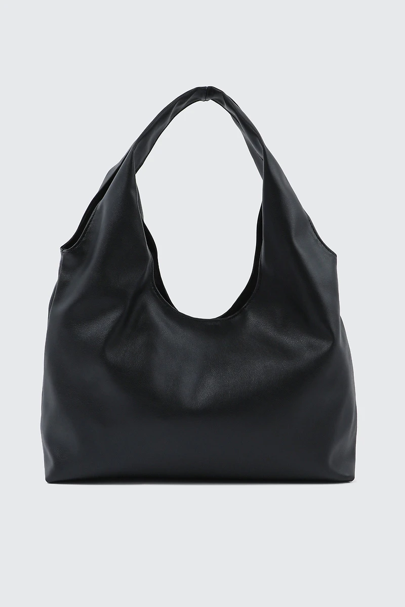 Large Twisted Handle Shoulder Bag