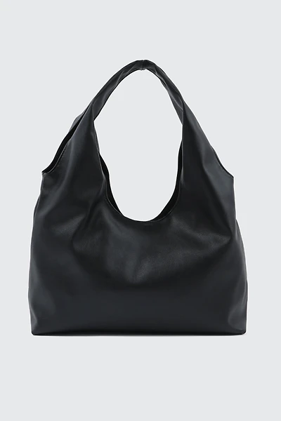 Large Twisted Handle Shoulder Bag