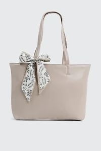 Large Tote with Scarf