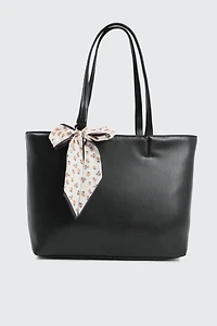 Grand fourre-tout avec foulard