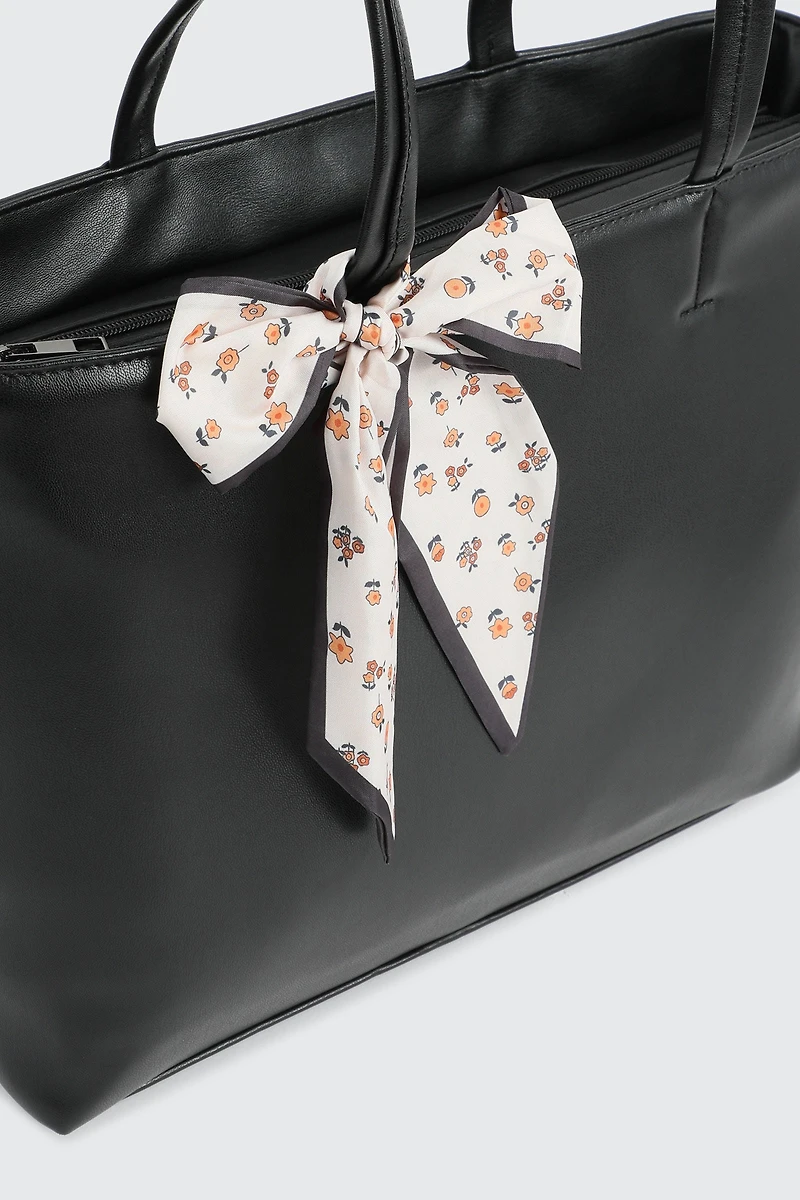 Large Tote with Scarf