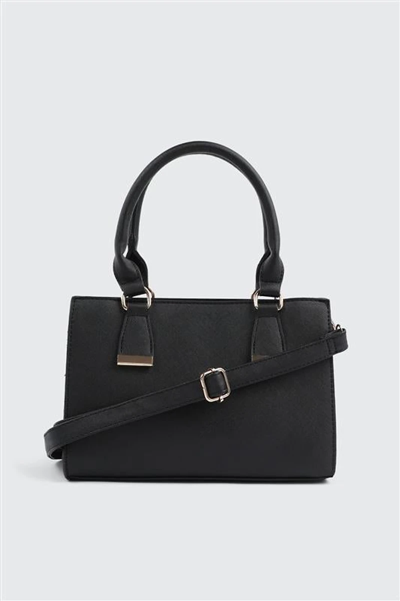 Faux leather Small Structured Handbag