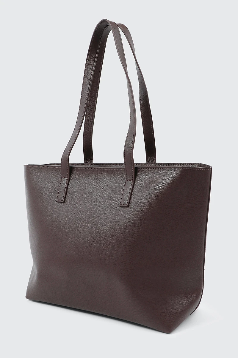Large Structured Tote Bag
