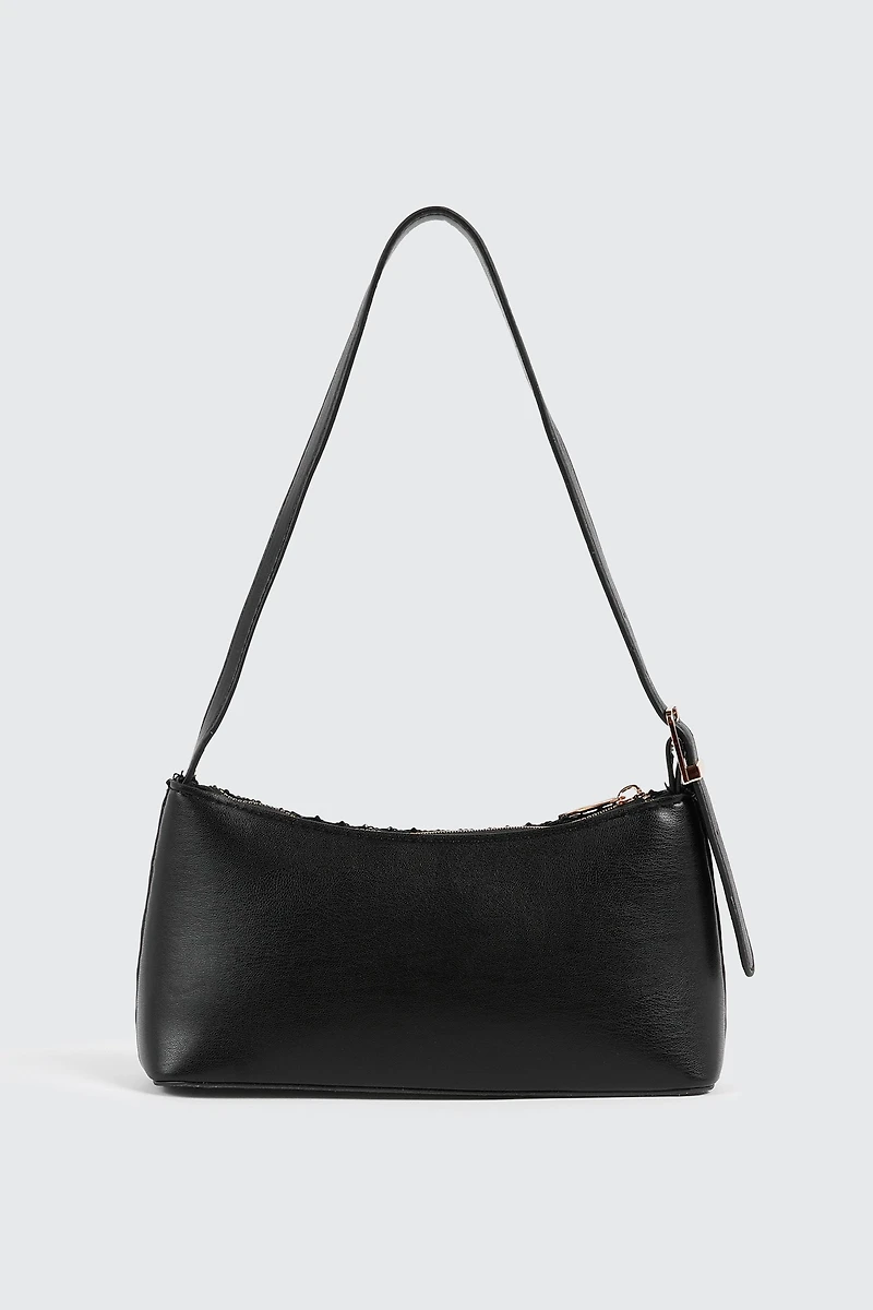 Textured Shoulder Bag