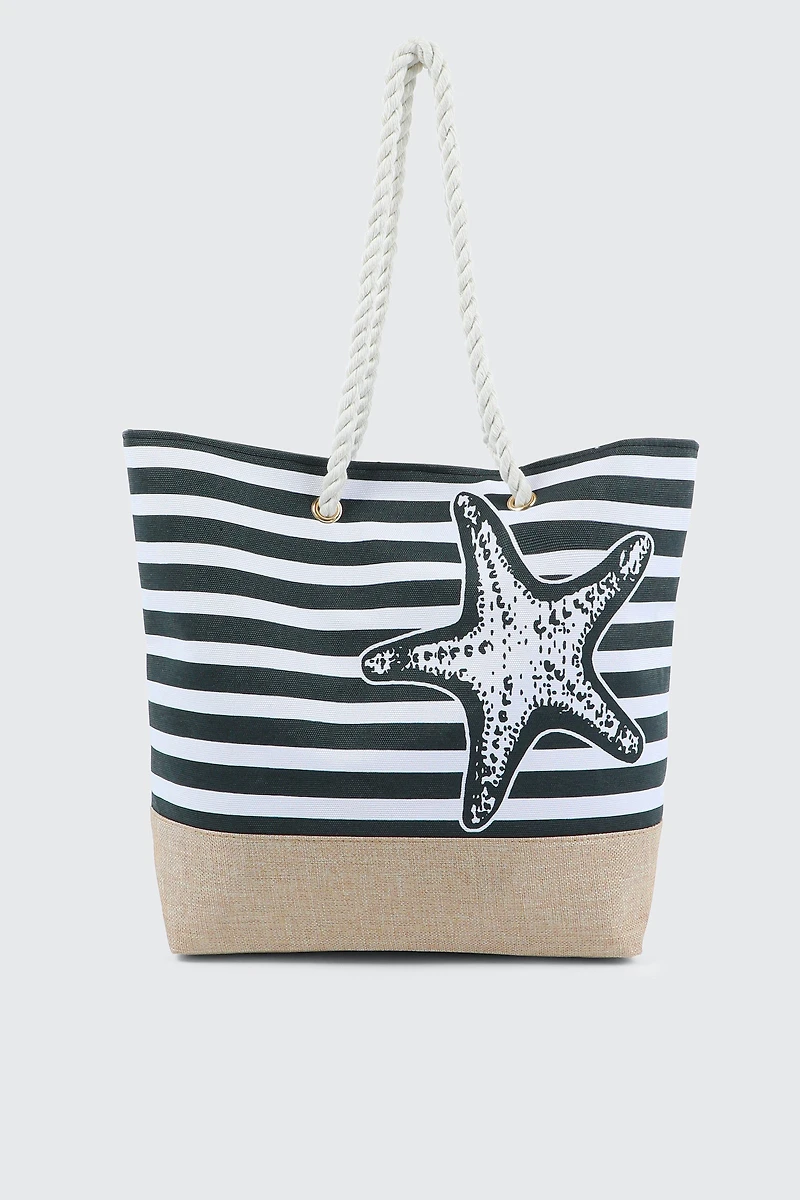 Canvas Woven Tote Bag