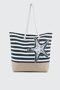 Canvas Woven Tote Bag