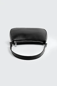 Sac d'épaule arrondi en faux cuir