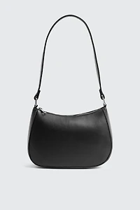 Sac d'épaule arrondi en faux cuir
