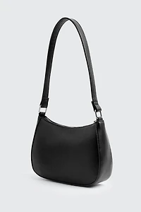 Sac d'épaule arrondi en faux cuir