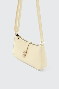 Sac d'épaule à verrou tournant