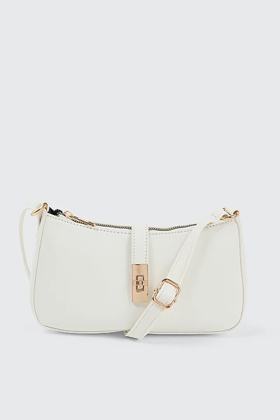 Shoulder Bag with Turn Lock