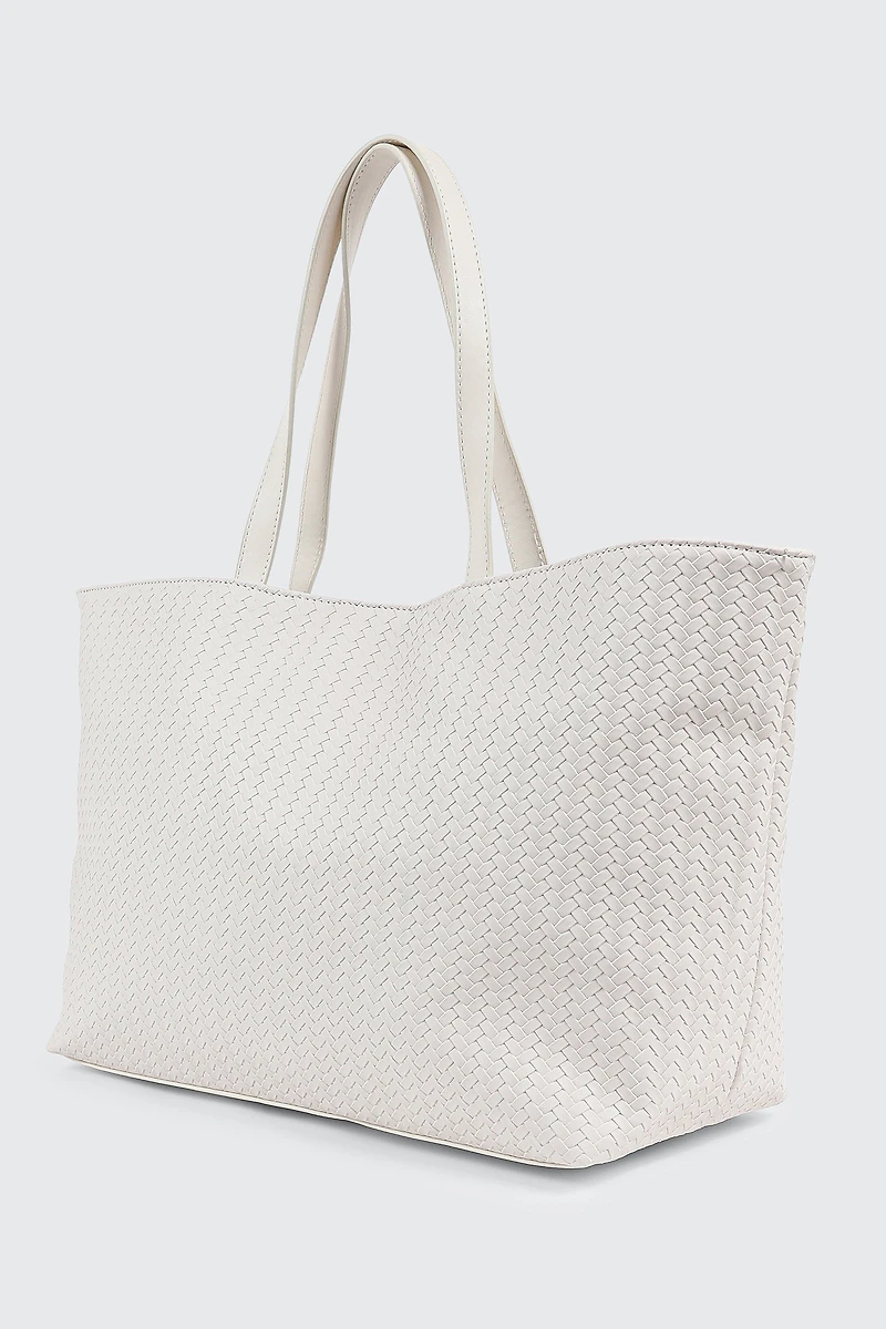 Grand sac fourre-tout tissé