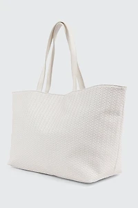 Grand sac fourre-tout tissé