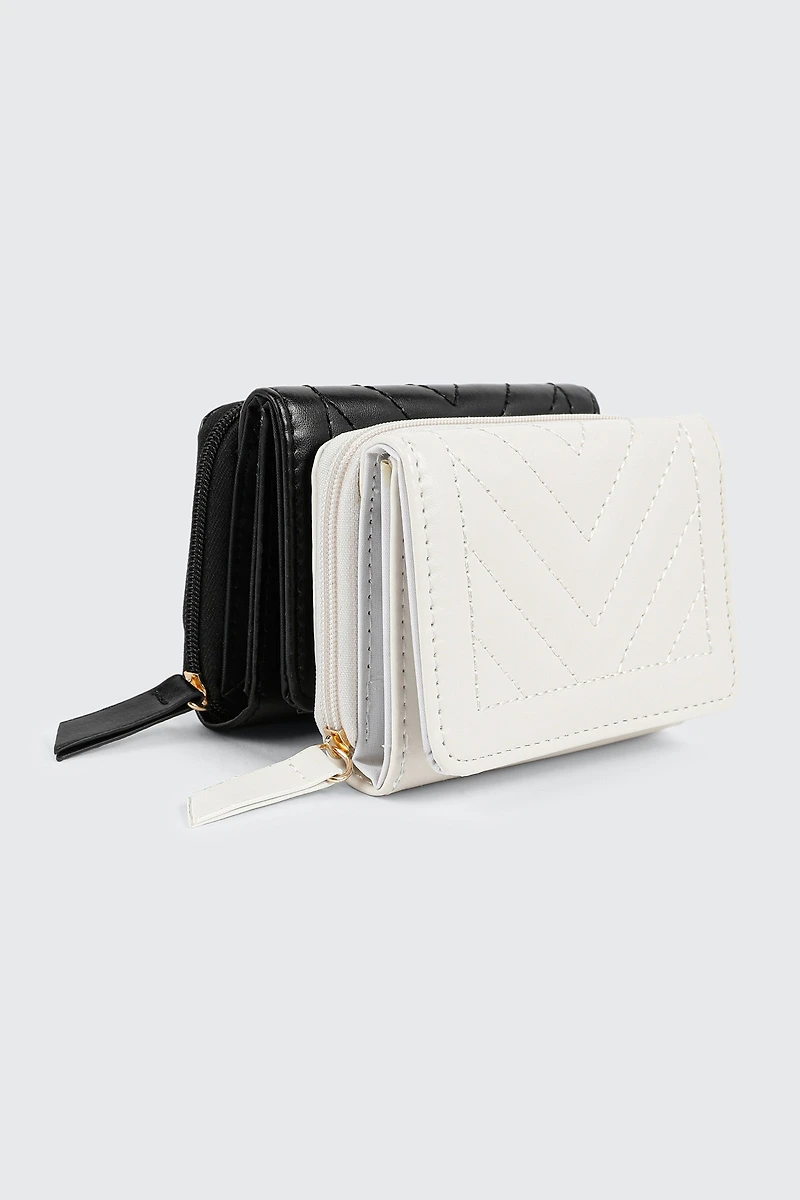 Quilted Smooth Wallet