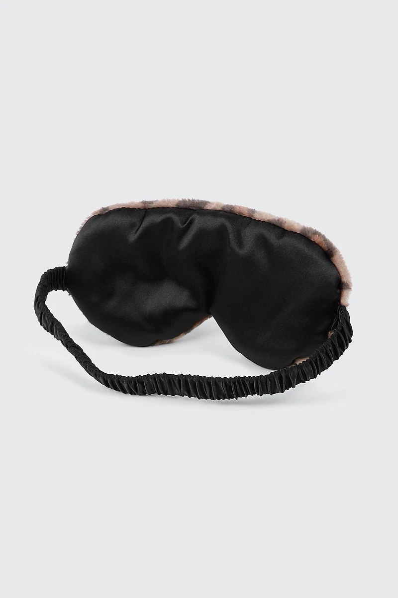 Masque de sommeil léopard