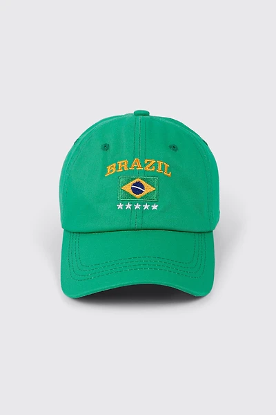 Casquette de baseball broderie Brésil