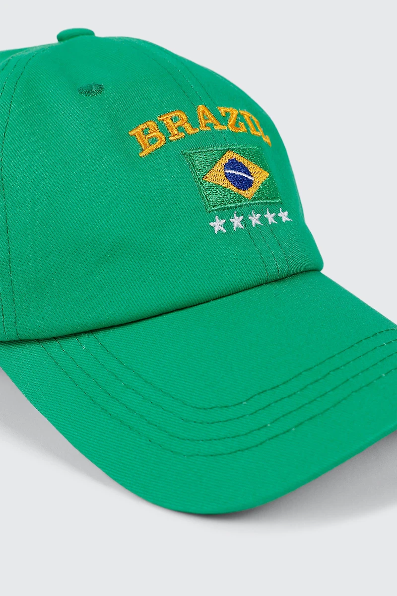 Brazil Embroidery Baseball Cap