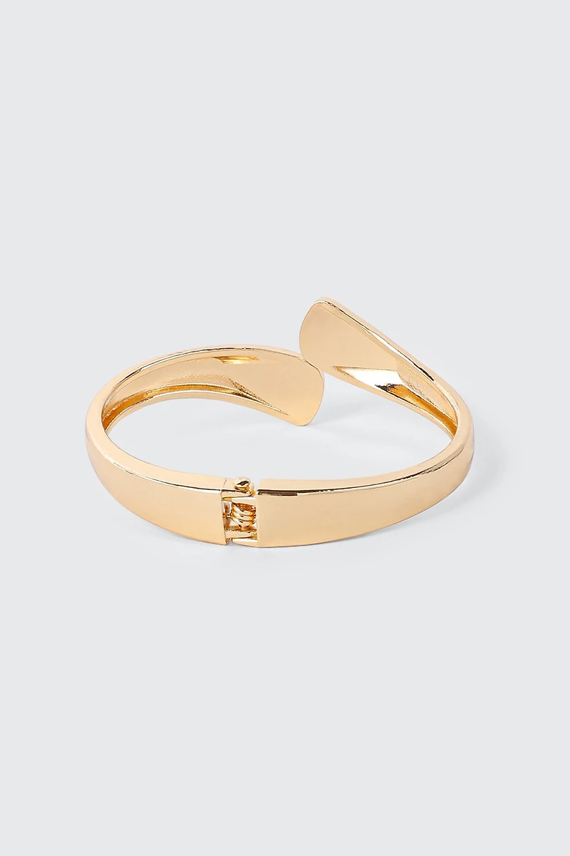 Hinged Wavy Bangle