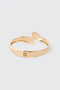 Hinged Wavy Bangle