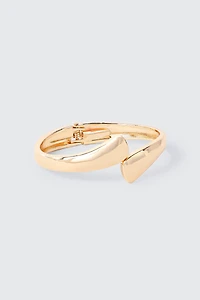 Hinged Wavy Bangle