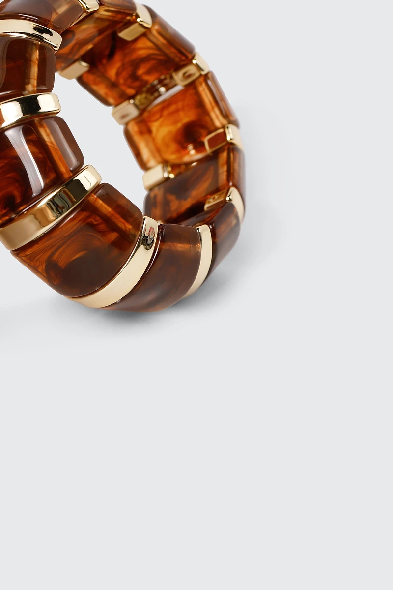 Bracelet marbré épais