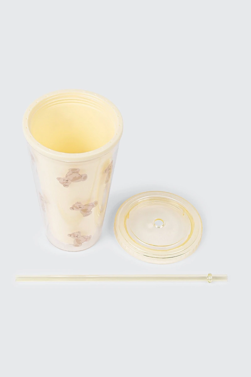 Tasse à boisson ours en peluche